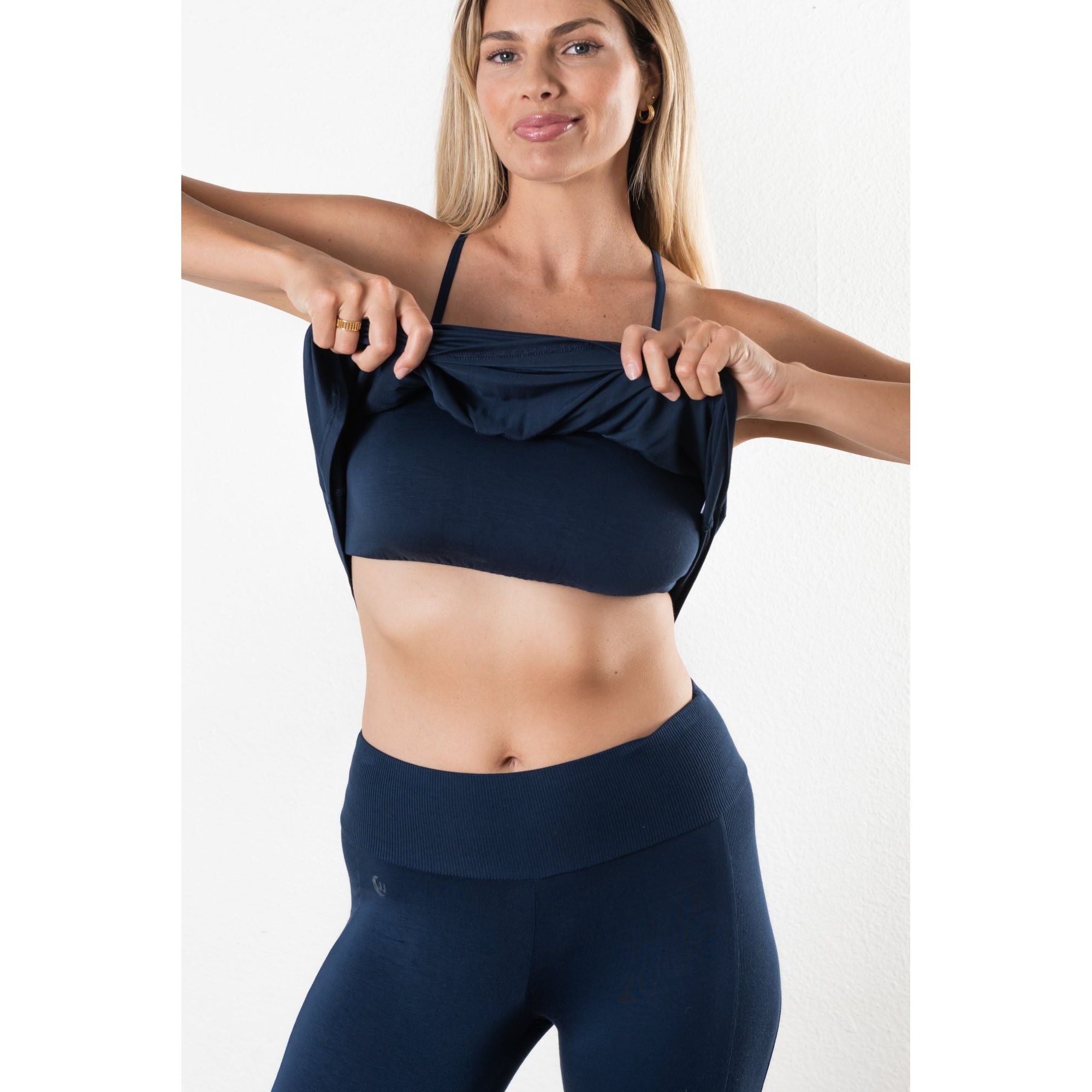 Navy Shorts Set